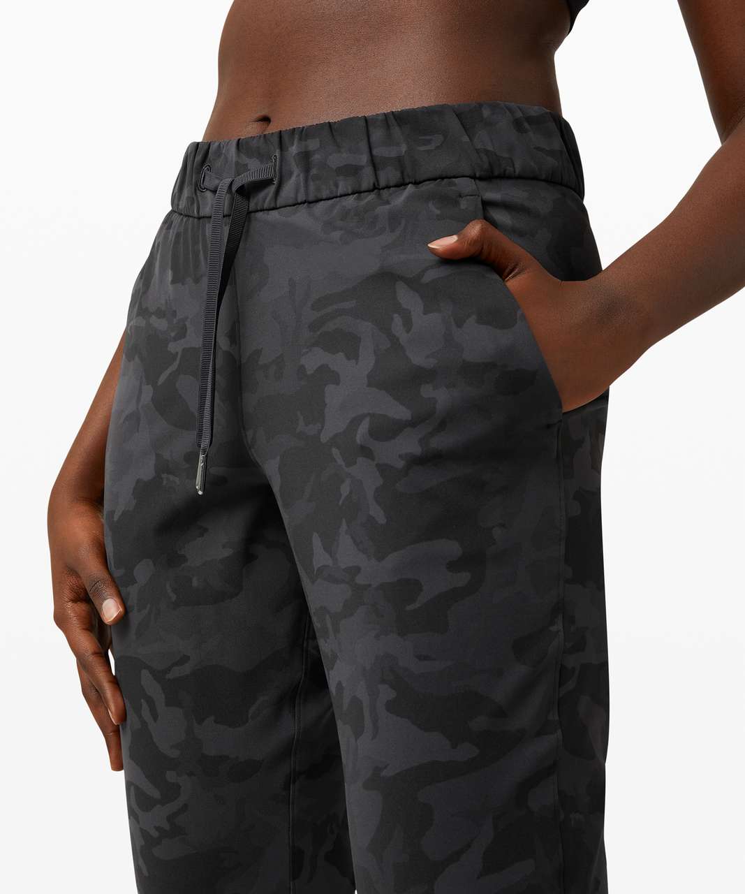 Lululemon On the Fly Crop *23 - Incognito Camo Multi Grey - lulu fanatics