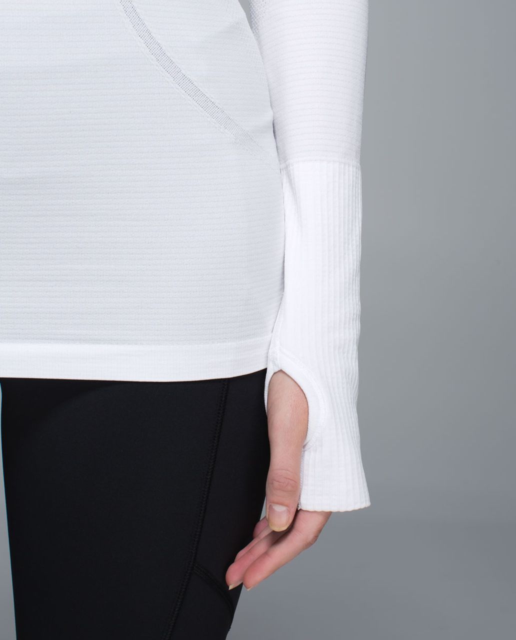 Lululemon Swiftly Tech Long Sleeve - White - lulu fanatics