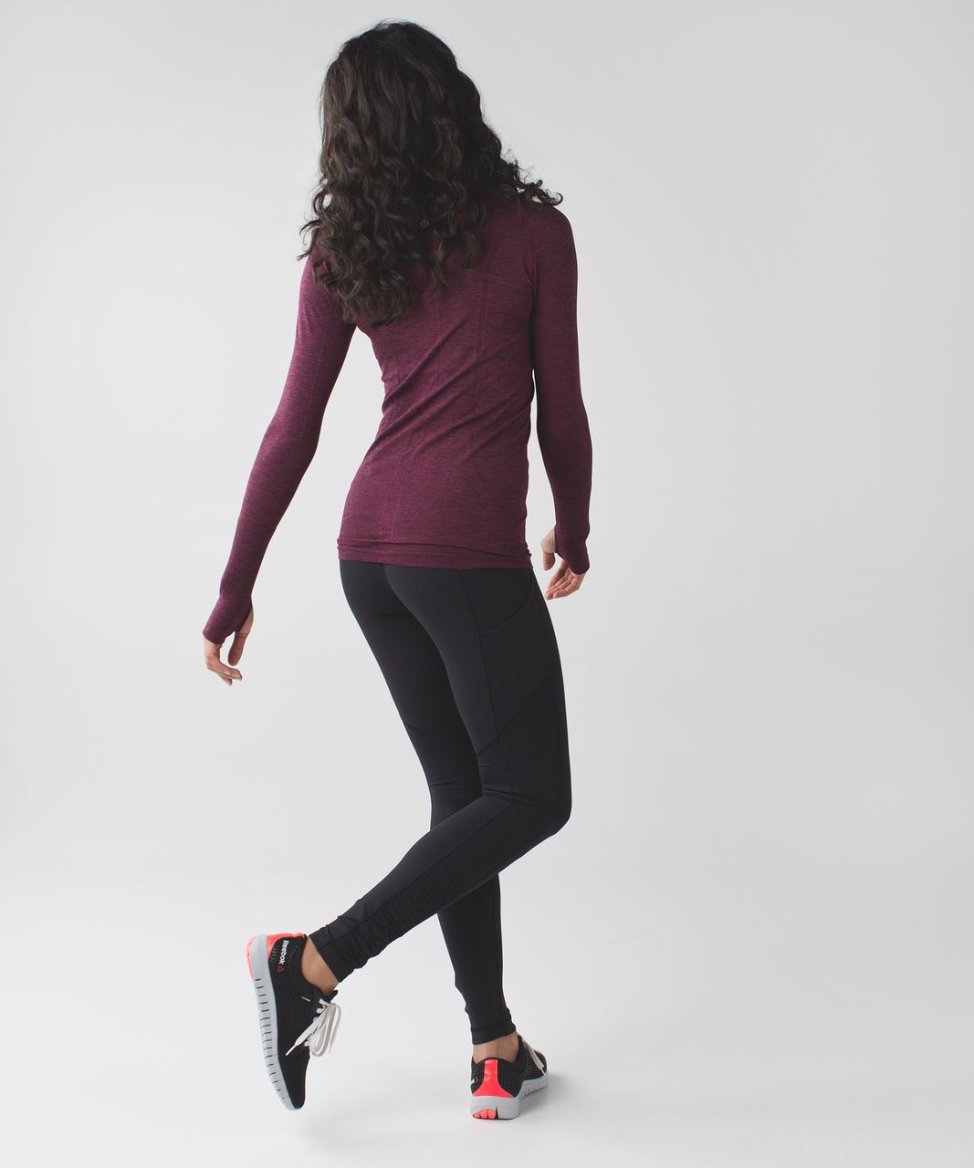 Lululemon Swiftly Tech Long Sleeve Crew - Heathered Dashing Purple