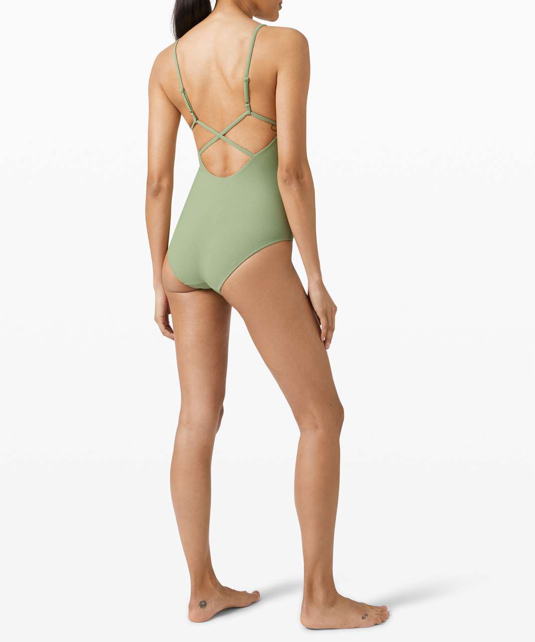 Lululemon Poolside Pause One-Piece - Vintage Gold - lulu fanatics