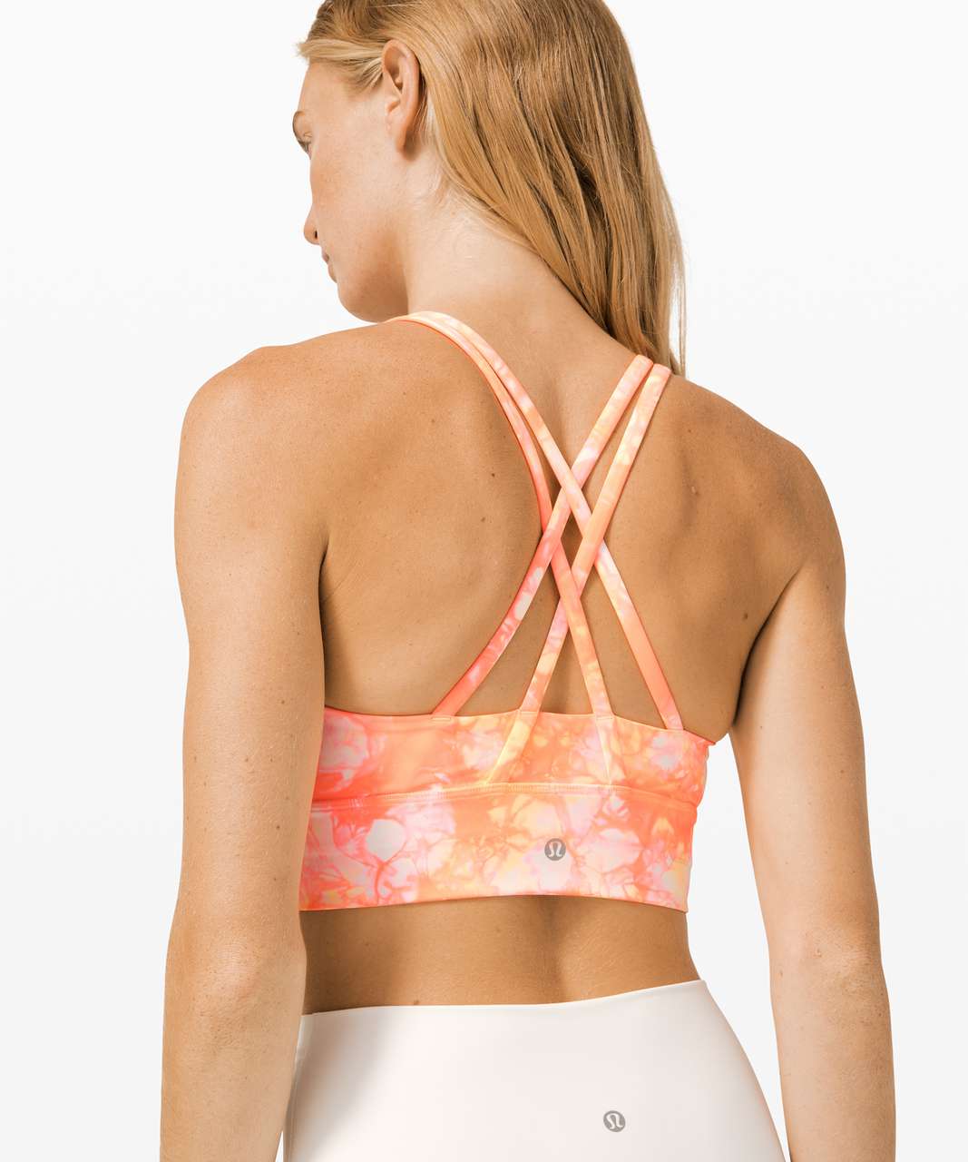 Lululemon Energy Bra High Neck Long Line Shibori *Medium Support