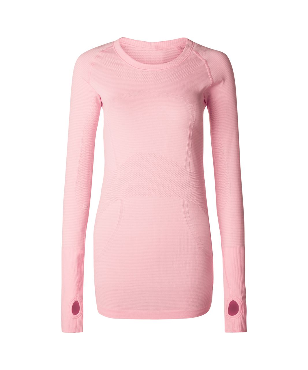 Lululemon Swiftly Tech Long Sleeve Crew - Heathered Neon Pink - lulu  fanatics