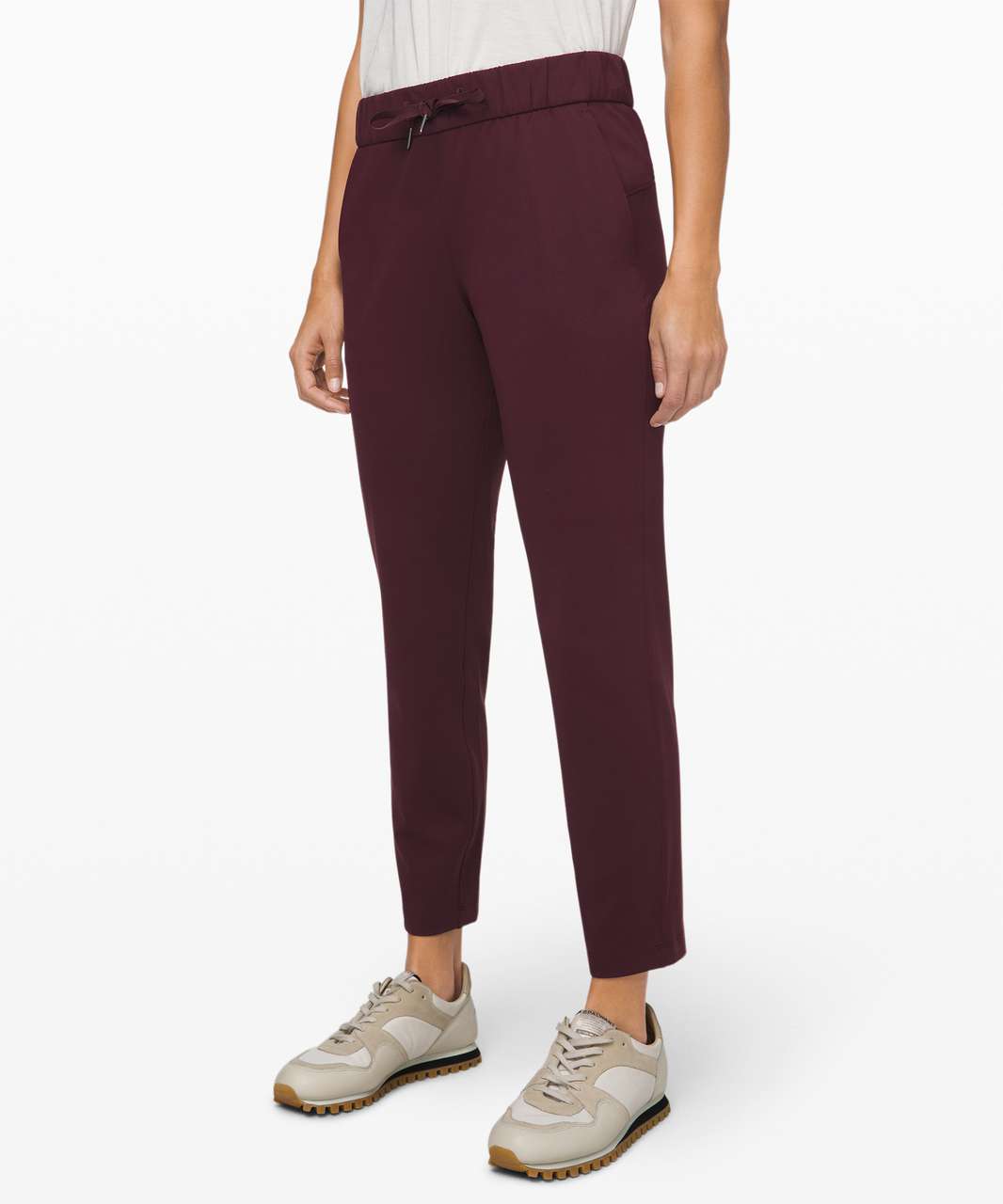 Lululemon On the Fly 7/8 Pant *28 - Cassis - lulu fanatics