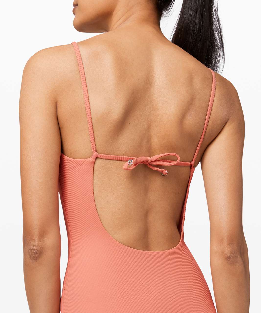 Lululemon Pool Play Full Bum One-Piece - Rustic Coral