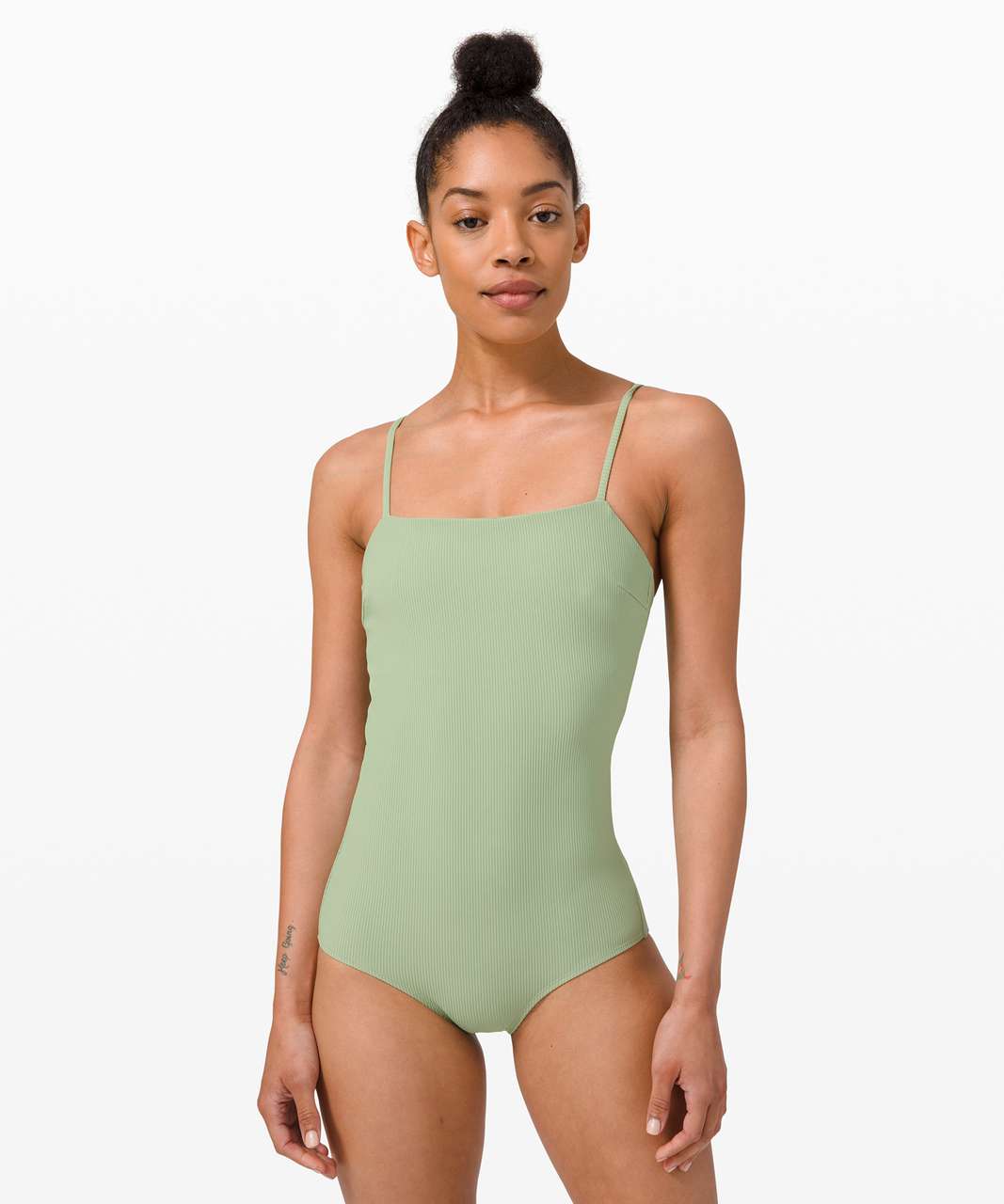 Lululemon Pool Play Full Bum One-Piece - Vista Green - lulu fanatics