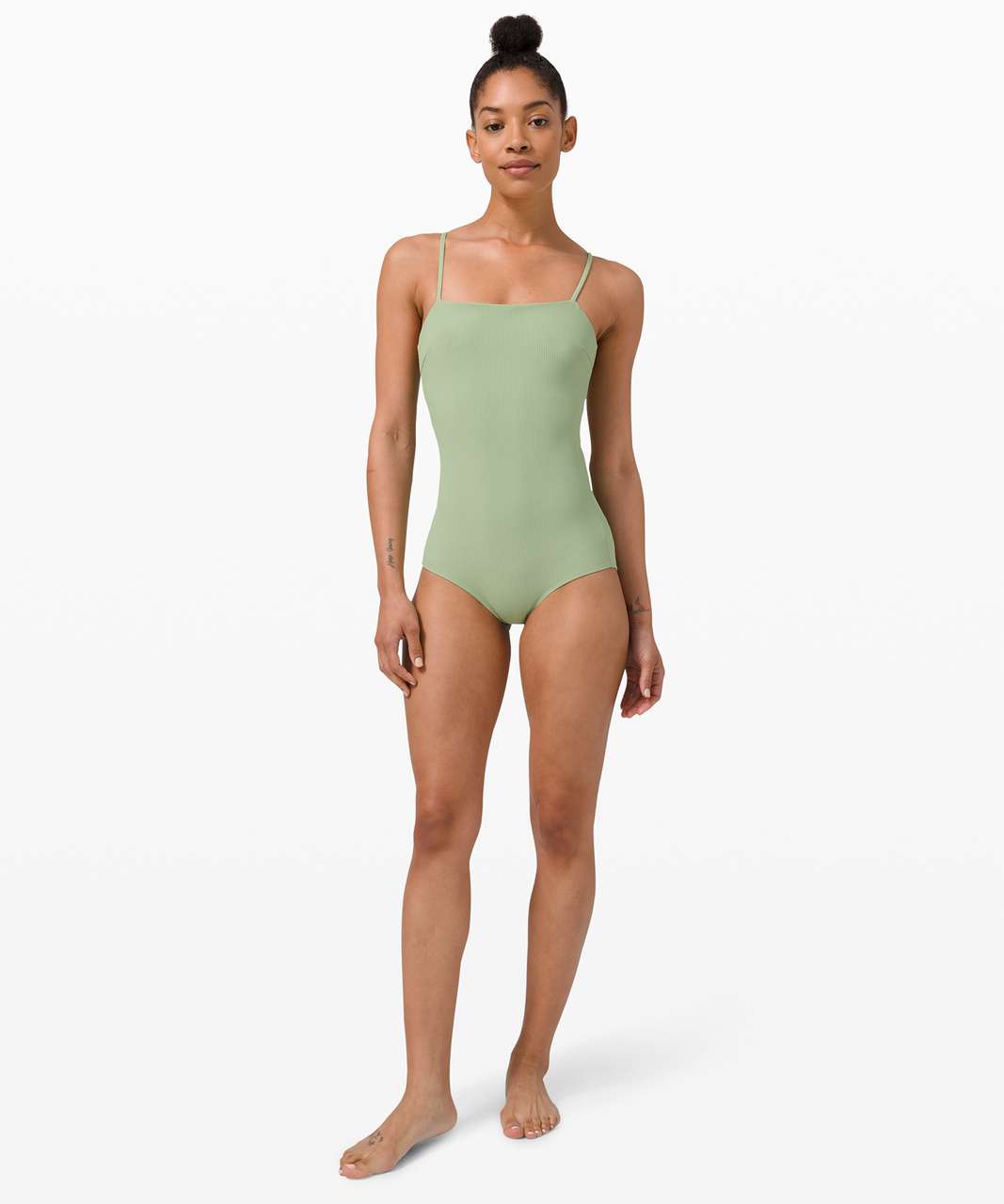 Lululemon Pool Play Full Bum One-Piece - Vista Green