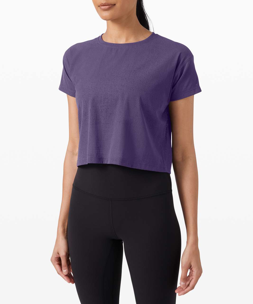 Lululemon Cates Tee *Mesh - Midnight Orchid