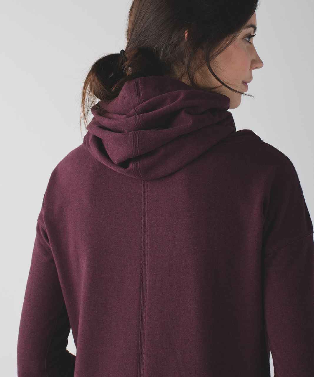 Lululemon Stress Less Hoodie - Heathered Bordeaux Drama