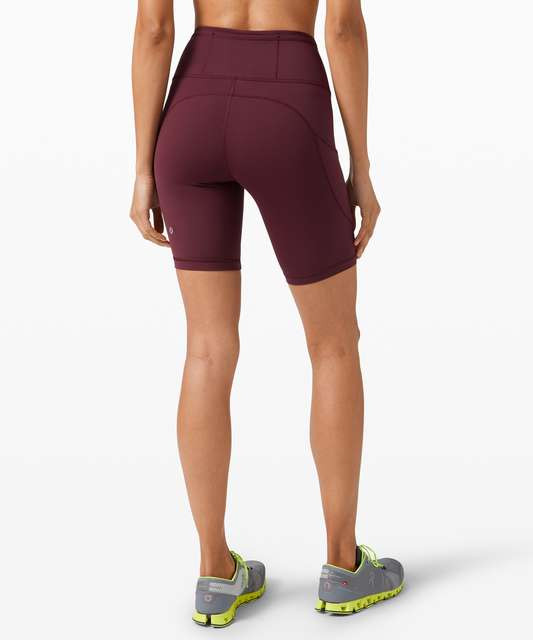 Lululemon Fast And Free Short 8 *Non-Reflective - Black - lulu fanatics