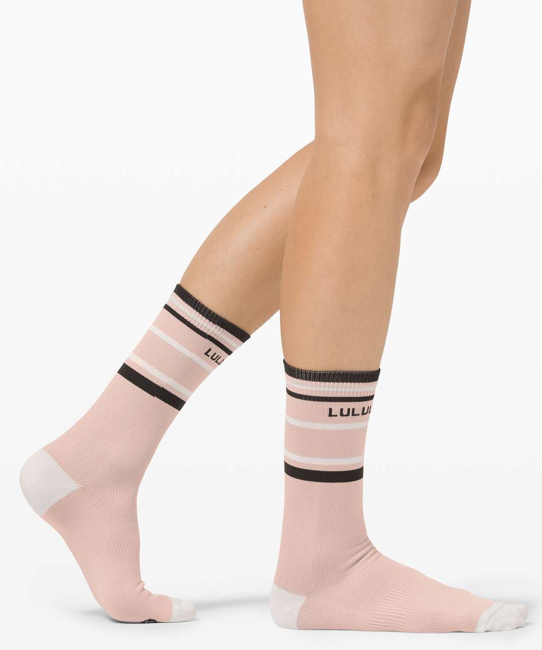 Lululemon Tale To Tell Crew Sock*2 Pack - White / Misty Pink / Graphite Grey