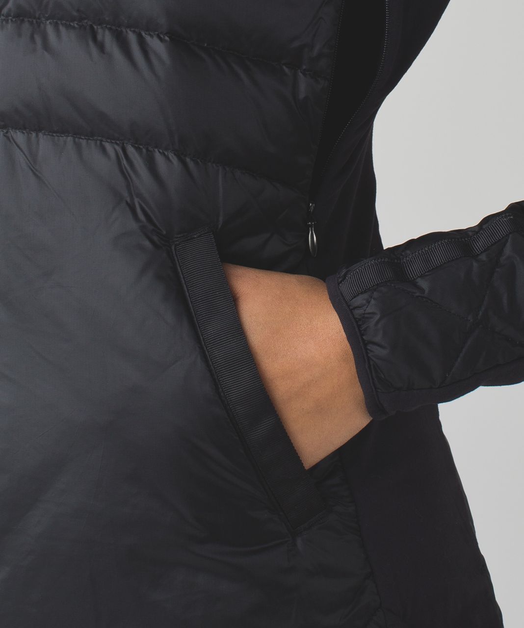 Lululemon Down For A Run Pullover - Black - lulu fanatics