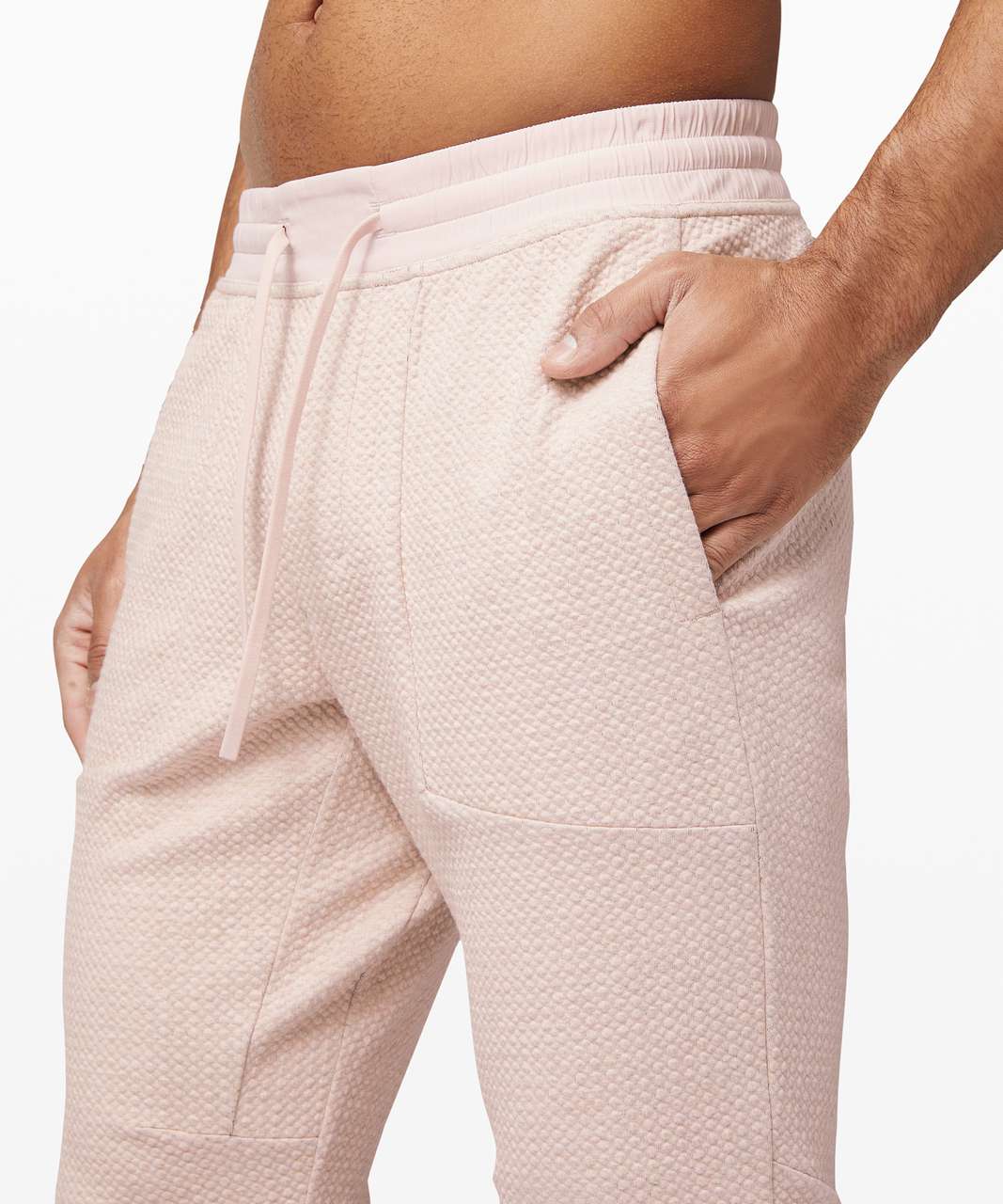 Lululemon At Ease Jogger - Heathered Misty Pink / Black