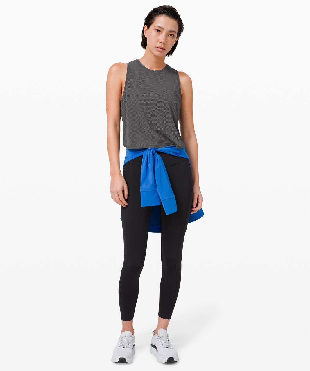 Lululemon Fast as Light Tank *Mesh - Graphite Grey