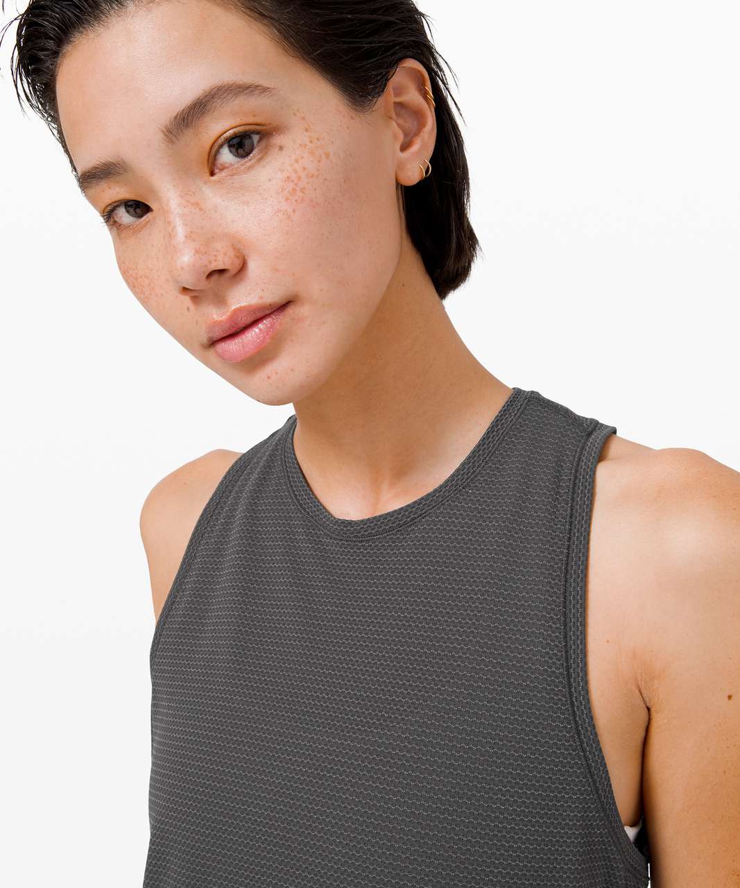 Lululemon Mix & Mesh Tank - Black - lulu fanatics