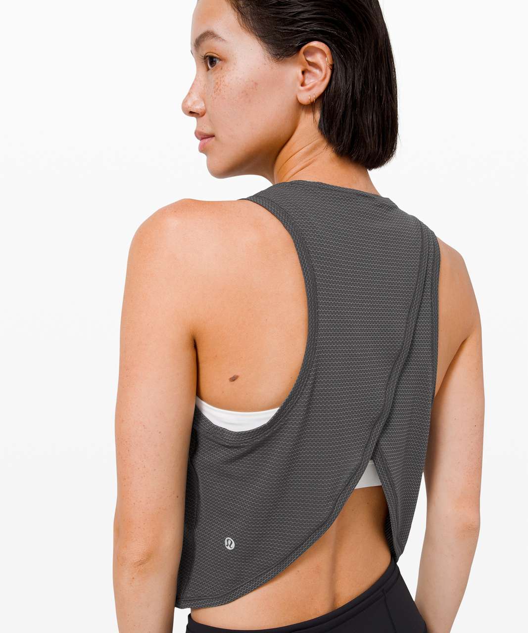 Lululemon Fast as Light Tank *Mesh - Graphite Grey