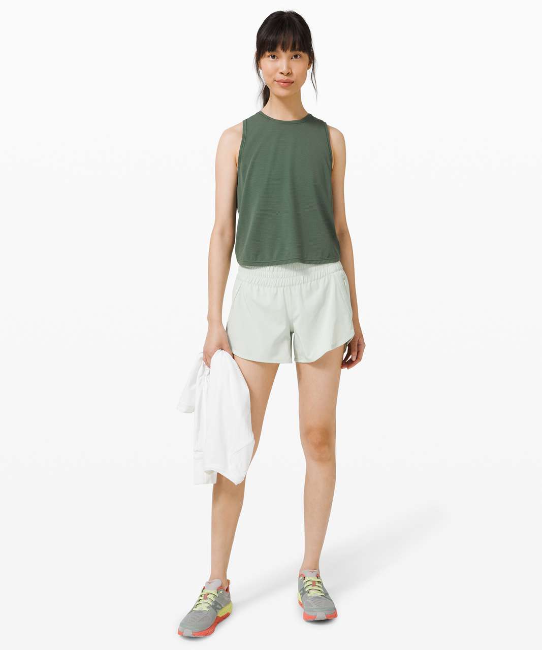 Lululemon Fast as Light Tank *Mesh - Algae Green