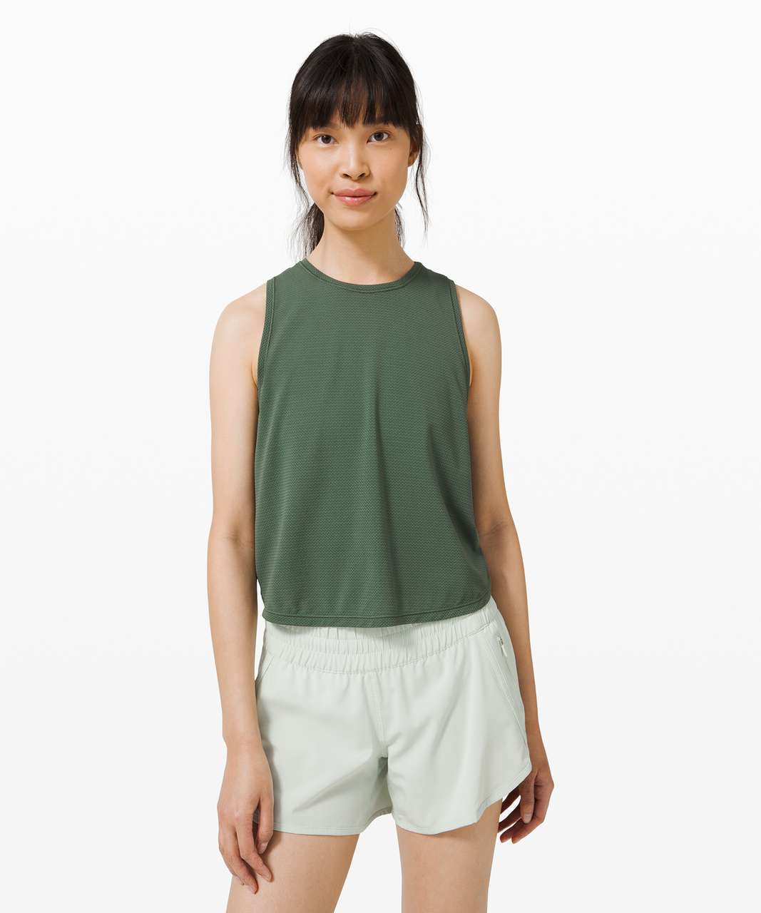 Lululemon Fast as Light Tank *Mesh - Algae Green