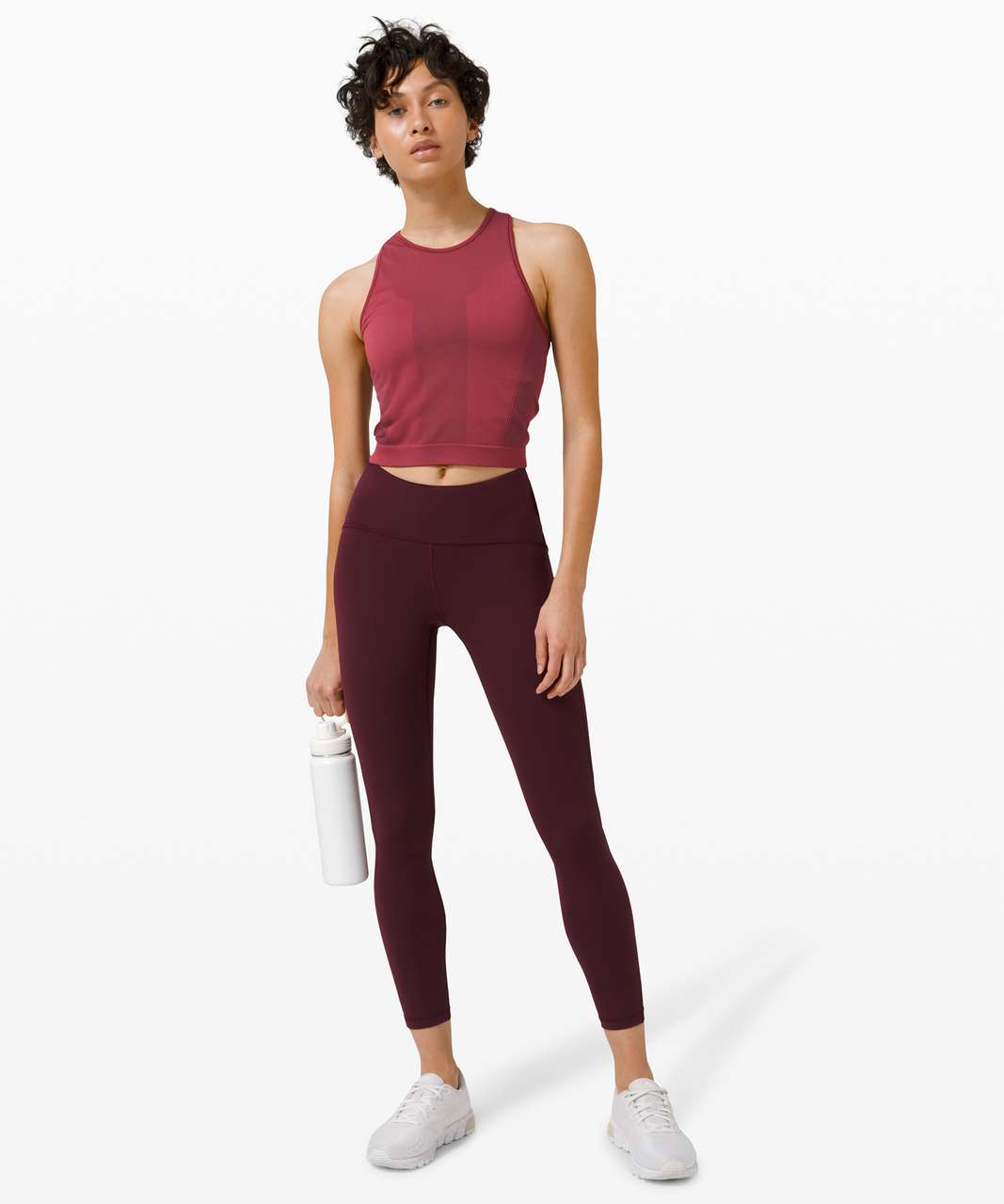 Lululemon For the Chill of It Crop Tank - Chianti - lulu fanatics