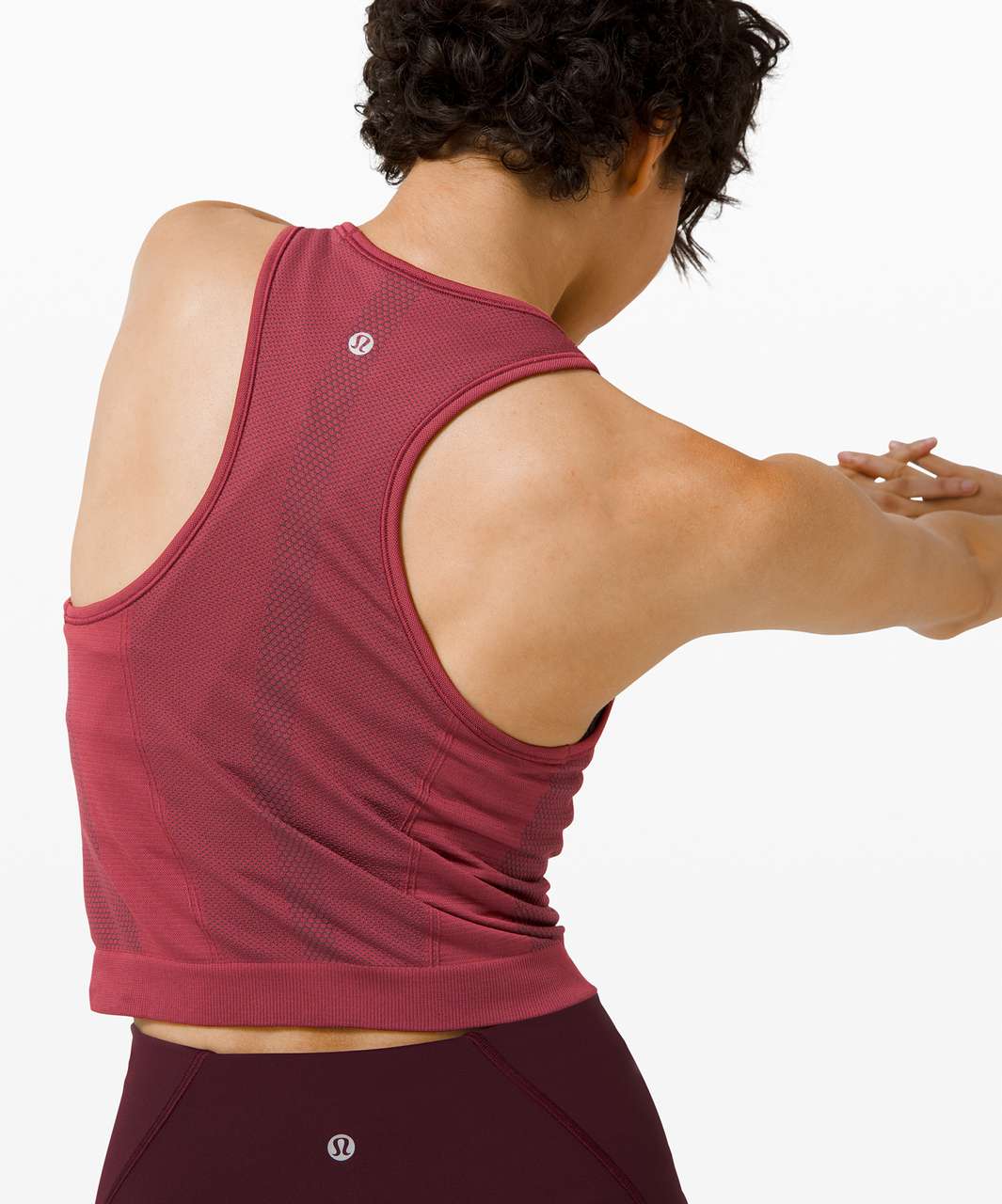 Lululemon For the Chill of It Crop Tank - Chianti