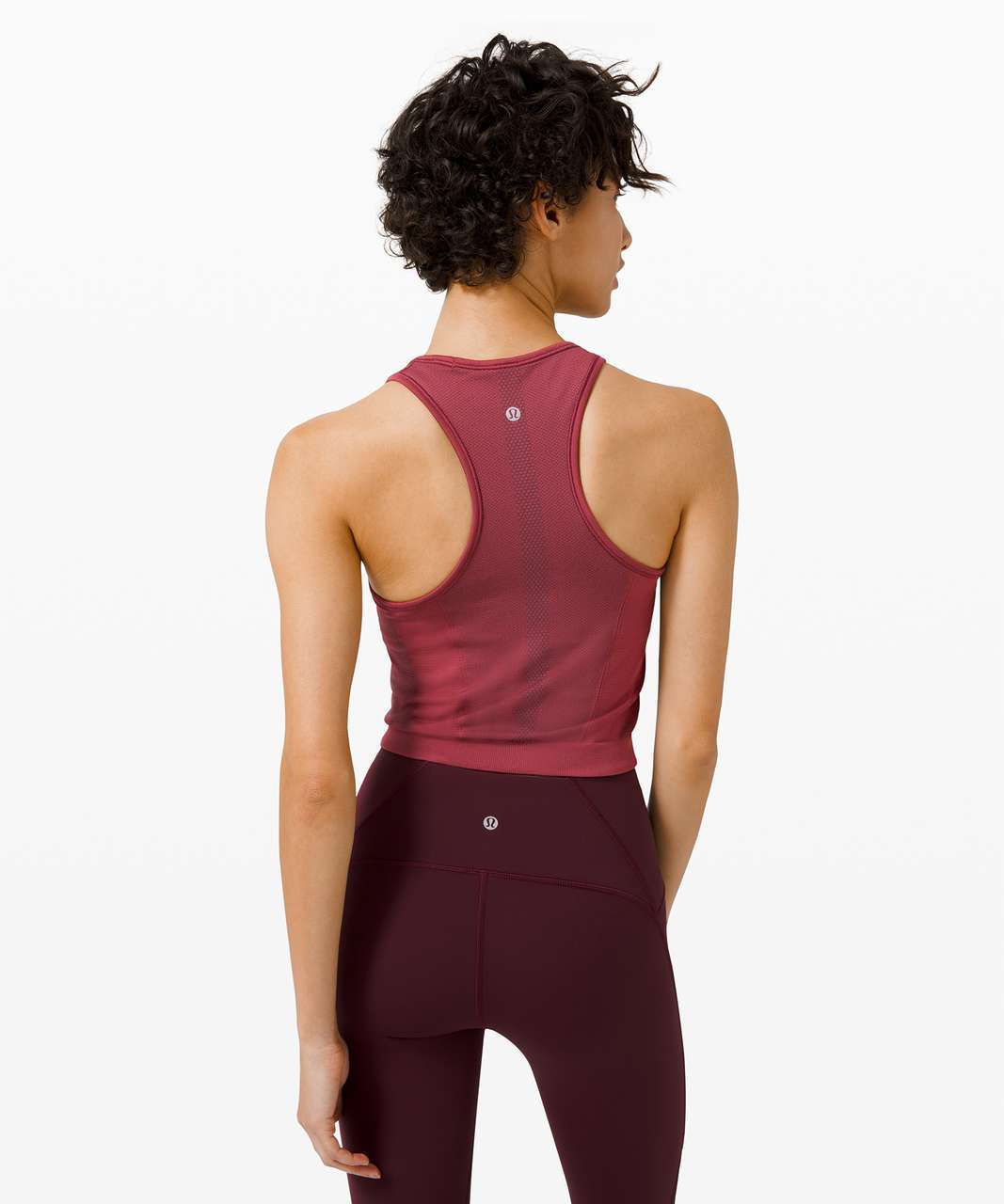 Lululemon For the Chill of It Crop Tank - Chianti