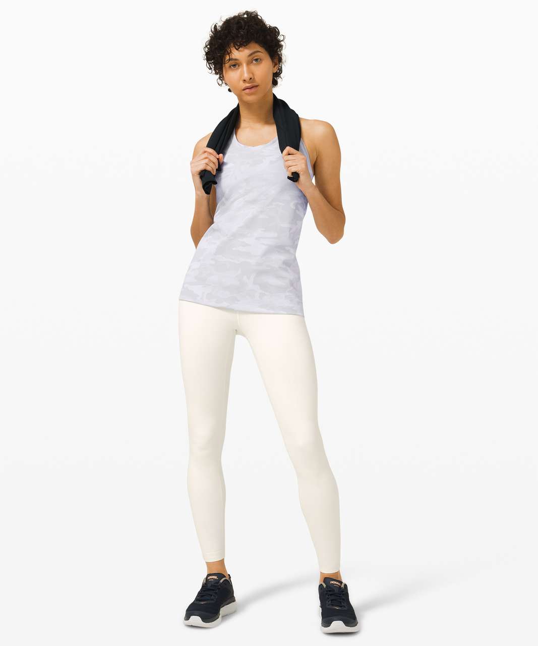 lululemon athletica, Tops, Lululemon Cool Racerback Incognito Camo  Jacquard Alpine White Starlight