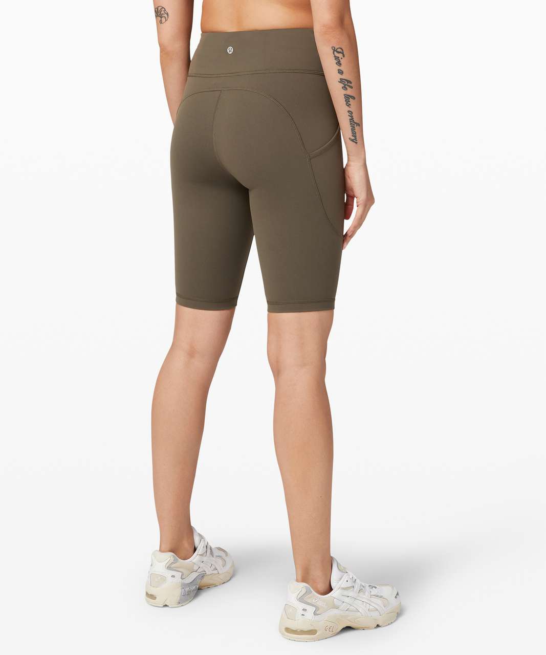 Lululemon Invigorate High-Rise Short 10" - Dark Olive