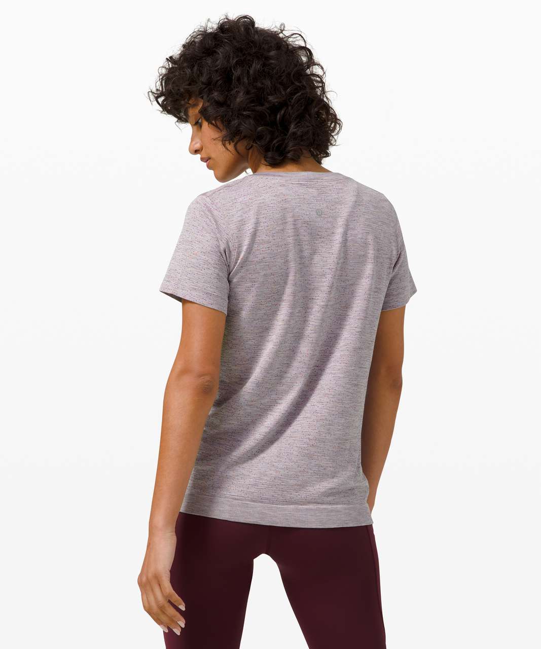 Lululemon Swiftly Relaxed Short Sleeve 2.0 - Dapple Dot Slate / Fuchsia Multi