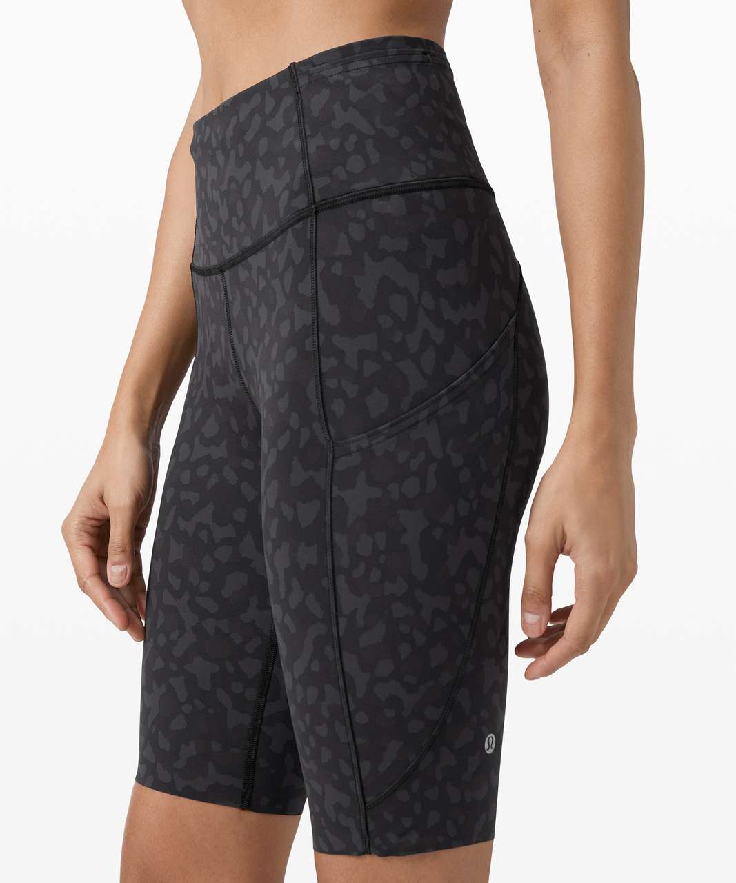 Lululemon Fast and Free Short 10 - Incognito Camo Multi Grey