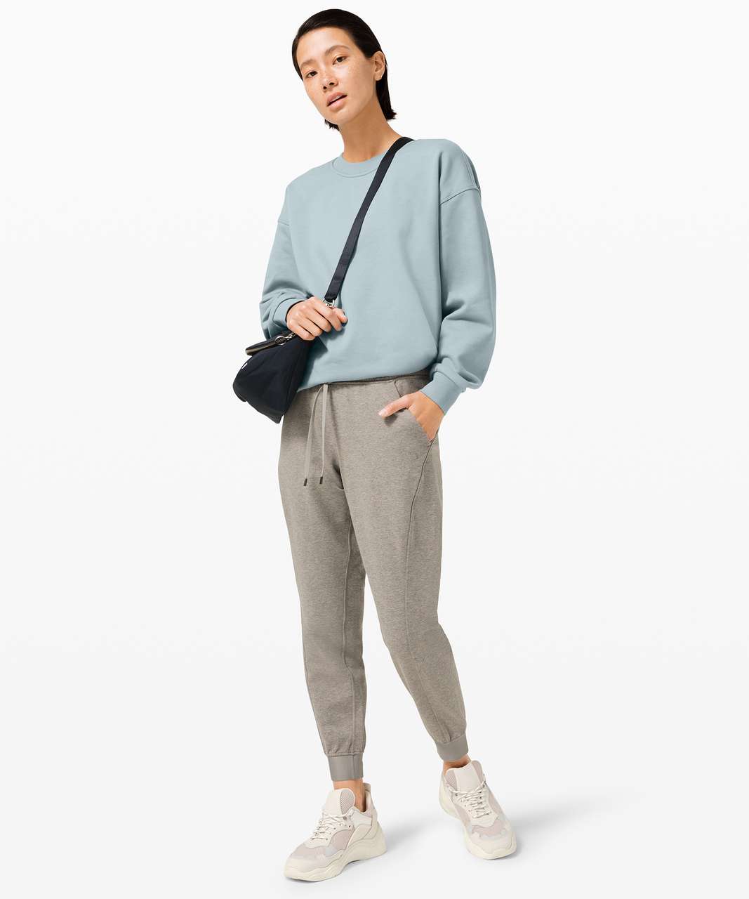 Lululemon Perfectly Oversized Crew In Pastel Blue