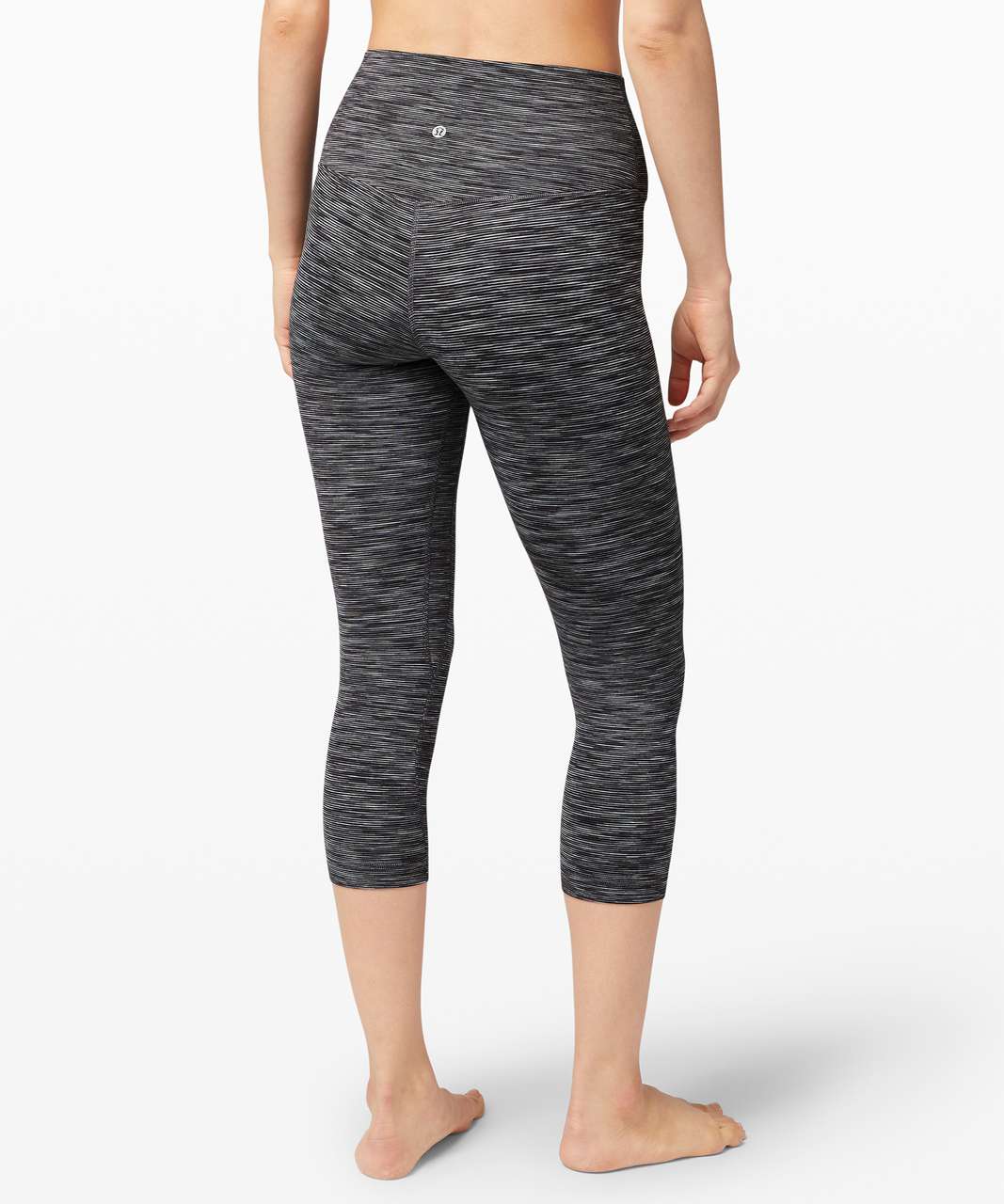 Lululemon Align High-Rise Crop 23 - Diamond Dye Seashell Smoky Topaz Graphite  Grey - lulu fanatics