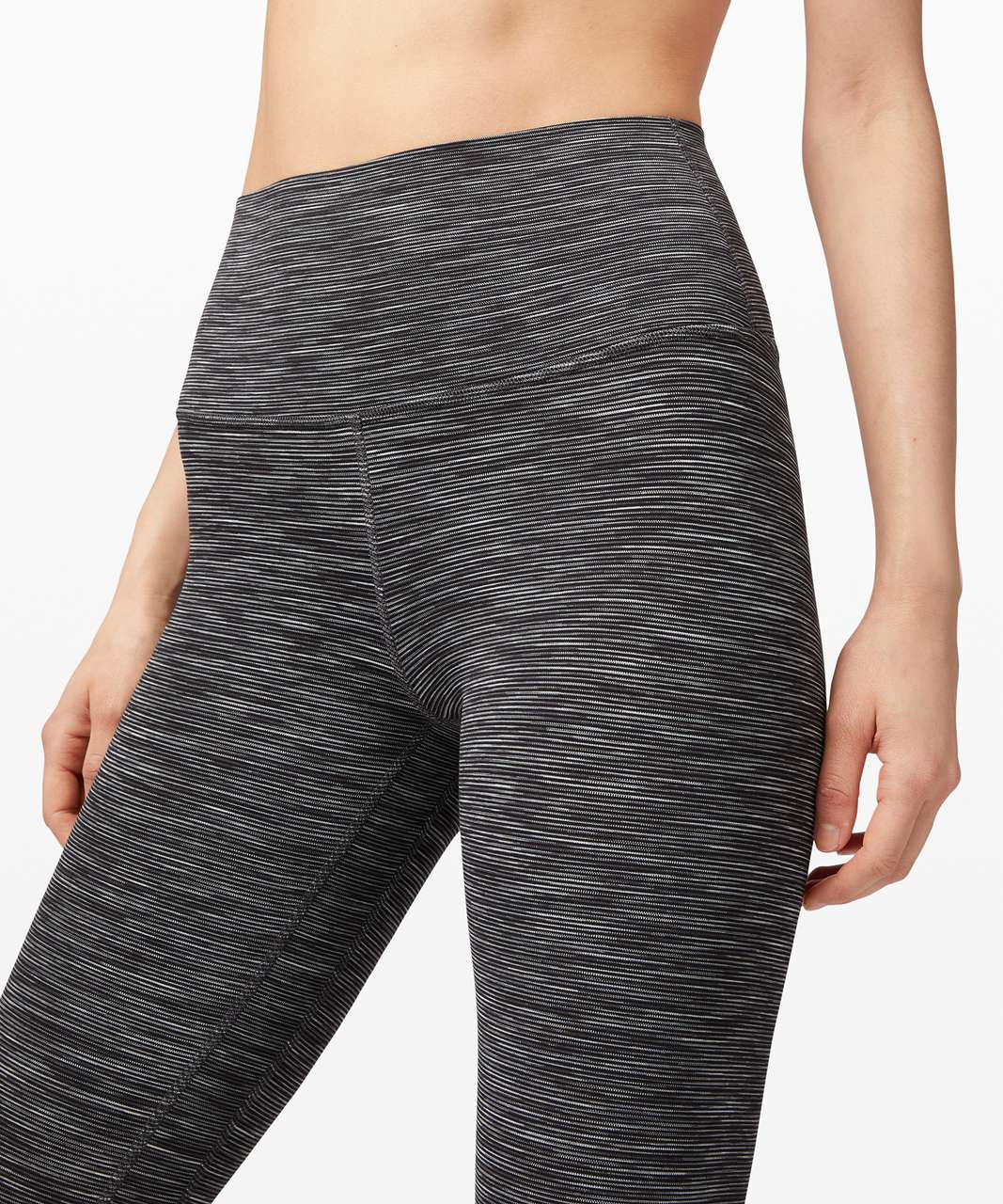 Lululemon Align Crop *21" - Wee Are From Space Dark Carbon Ice Grey