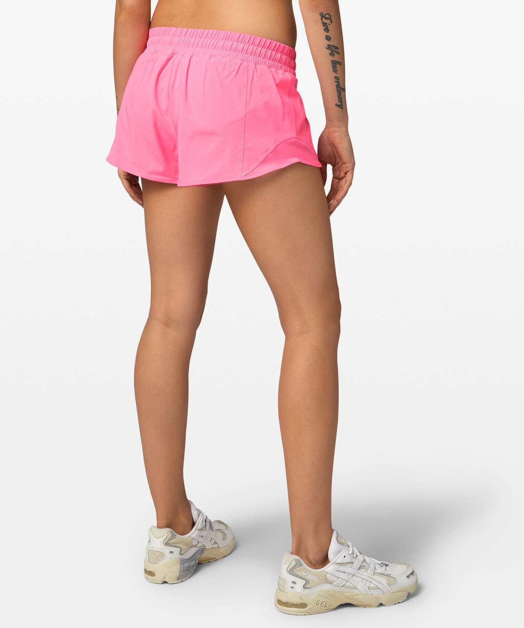 NEW Lululemon Hotty Hot High-Rise Lined Short 4 Sonic Pink Size 4