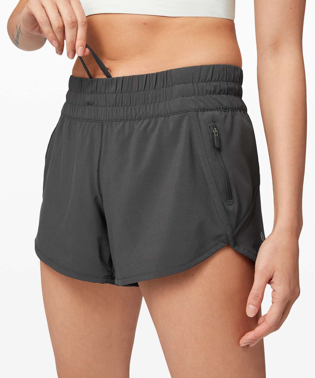 Lululemon Tracker Short V *4" - Graphite Grey