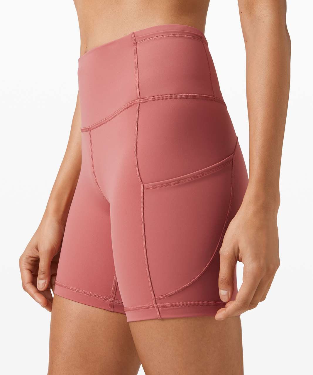 Lululemon Fast and Free Short 6" *Non-Reflective - Cherry Tint