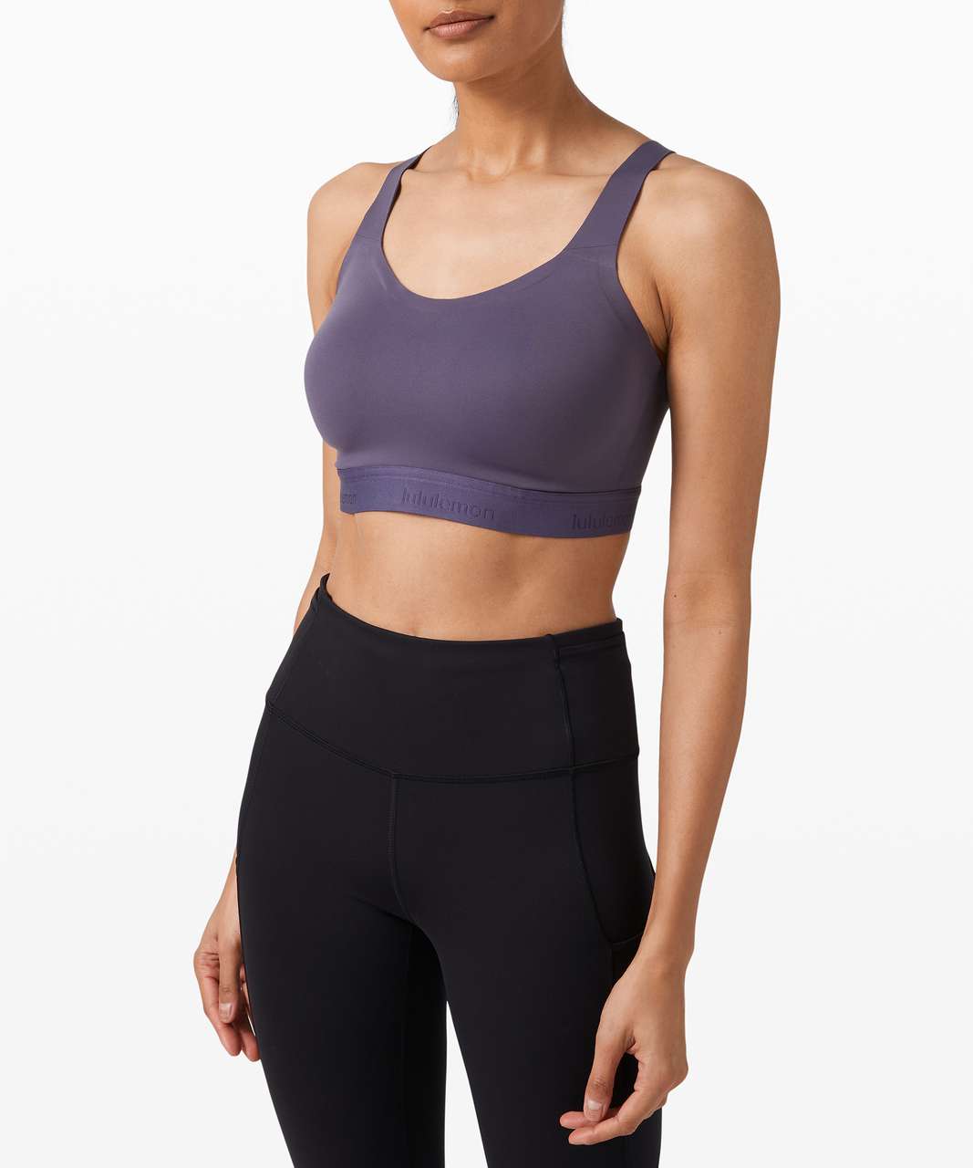 Lululemon Fine Form Bra - Lacescape Spanish Rose Black / Black