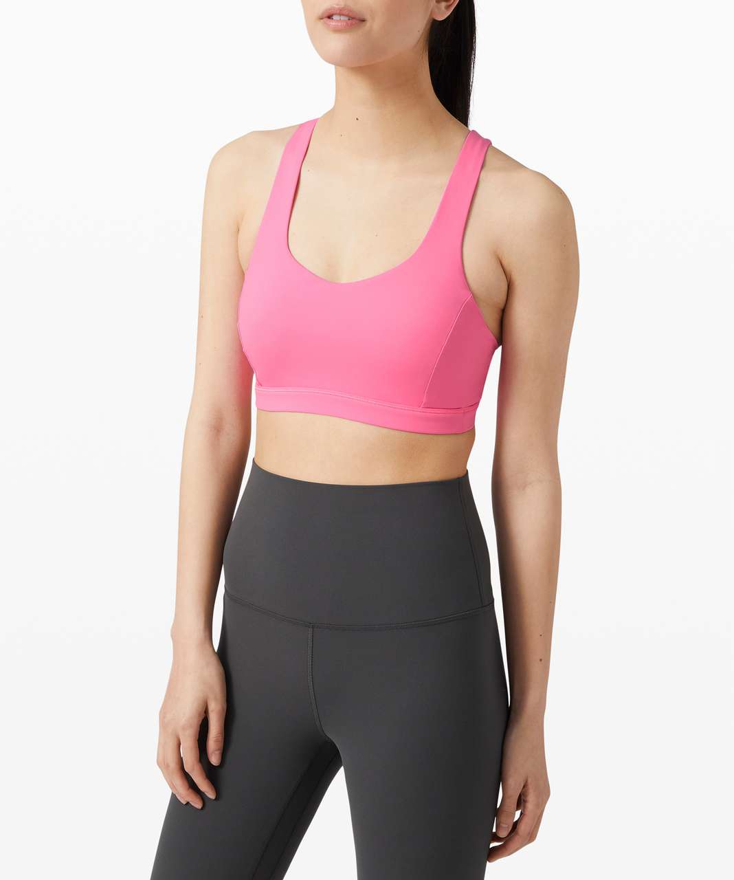 LuluLemon Sports Bra in Black/Pink Size 32DDD, Women's Fashion, Activewear  on Carousell