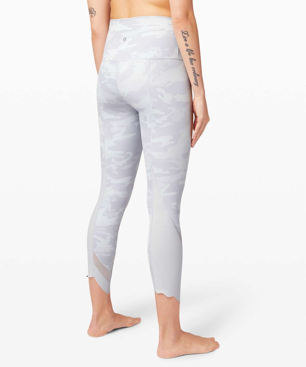 Lululemon Wunder Under Crop High-Rise *Roll Down Scallop Full-On