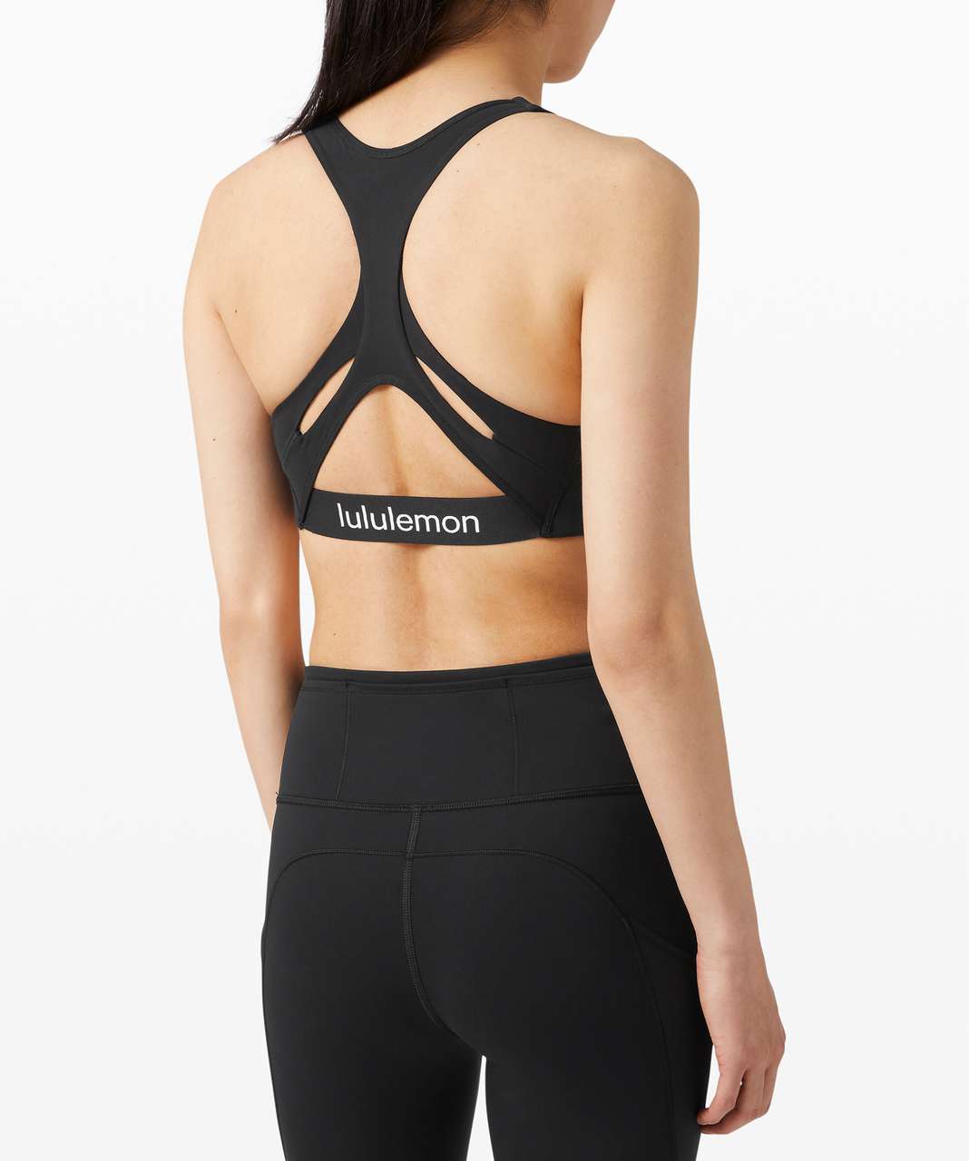 Lululemon Strong Identity Bra - Black - lulu fanatics