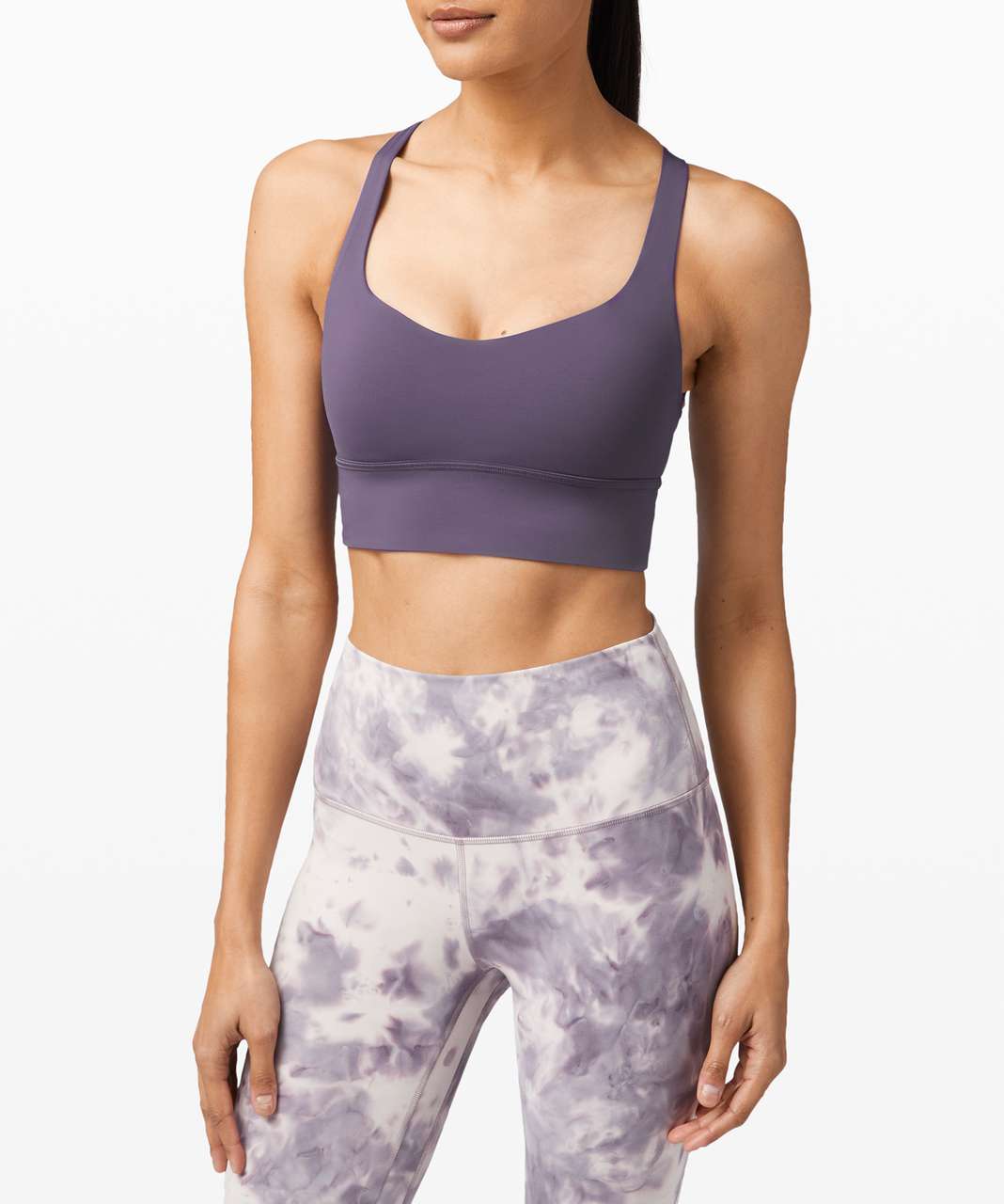 Lululemon Free to Be Bra Wild Long Line *Light Support, A/B Cup - Midnight Orchid