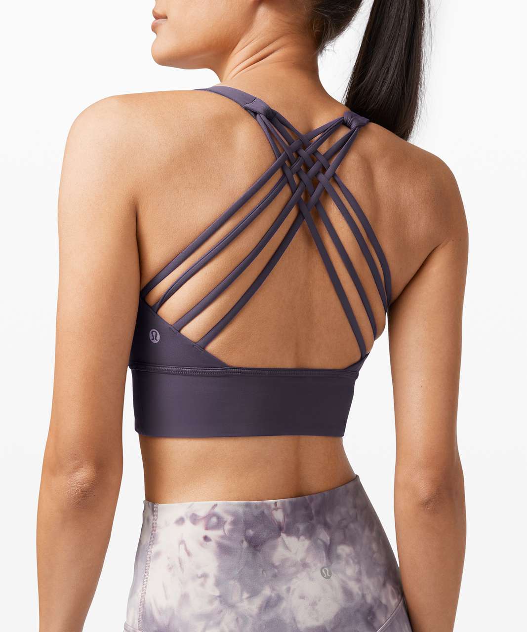 Lululemon Free to Be Bra Wild Long Line *Light Support, A/B Cup - Midnight Orchid