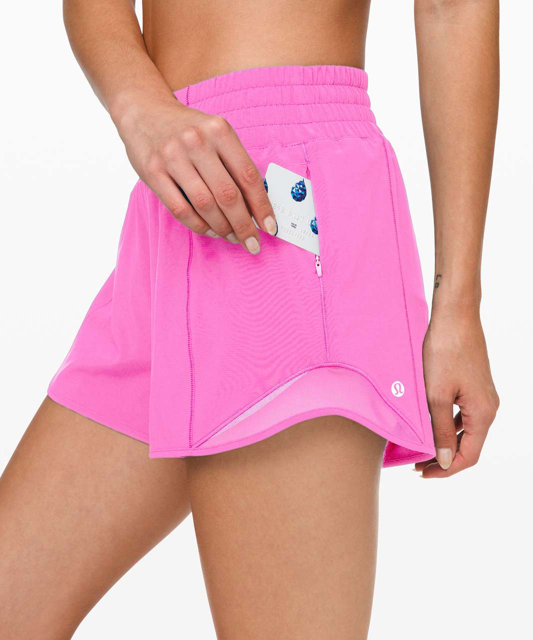 Lululemon Pink Hotty Hot Shorts 4” High-Rise Black - $61 (18% Off Retail)  New With Tags - From Brooklyn