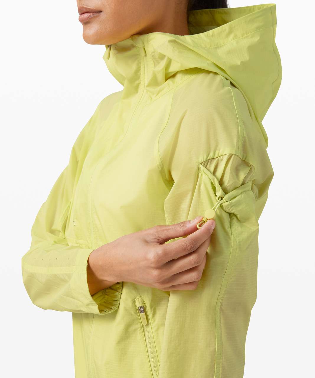 Lululemon Athletica Solid Yellow Track Jacket Size 4 - 55% off