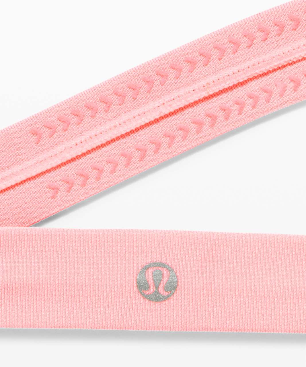 Lululemon Cardio Cross Trainer Headband - Azalea Pink / White