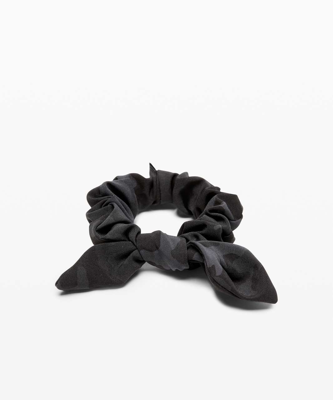 Lululemon Uplifting Scrunchie *Bow - Incognito Camo Multi Grey