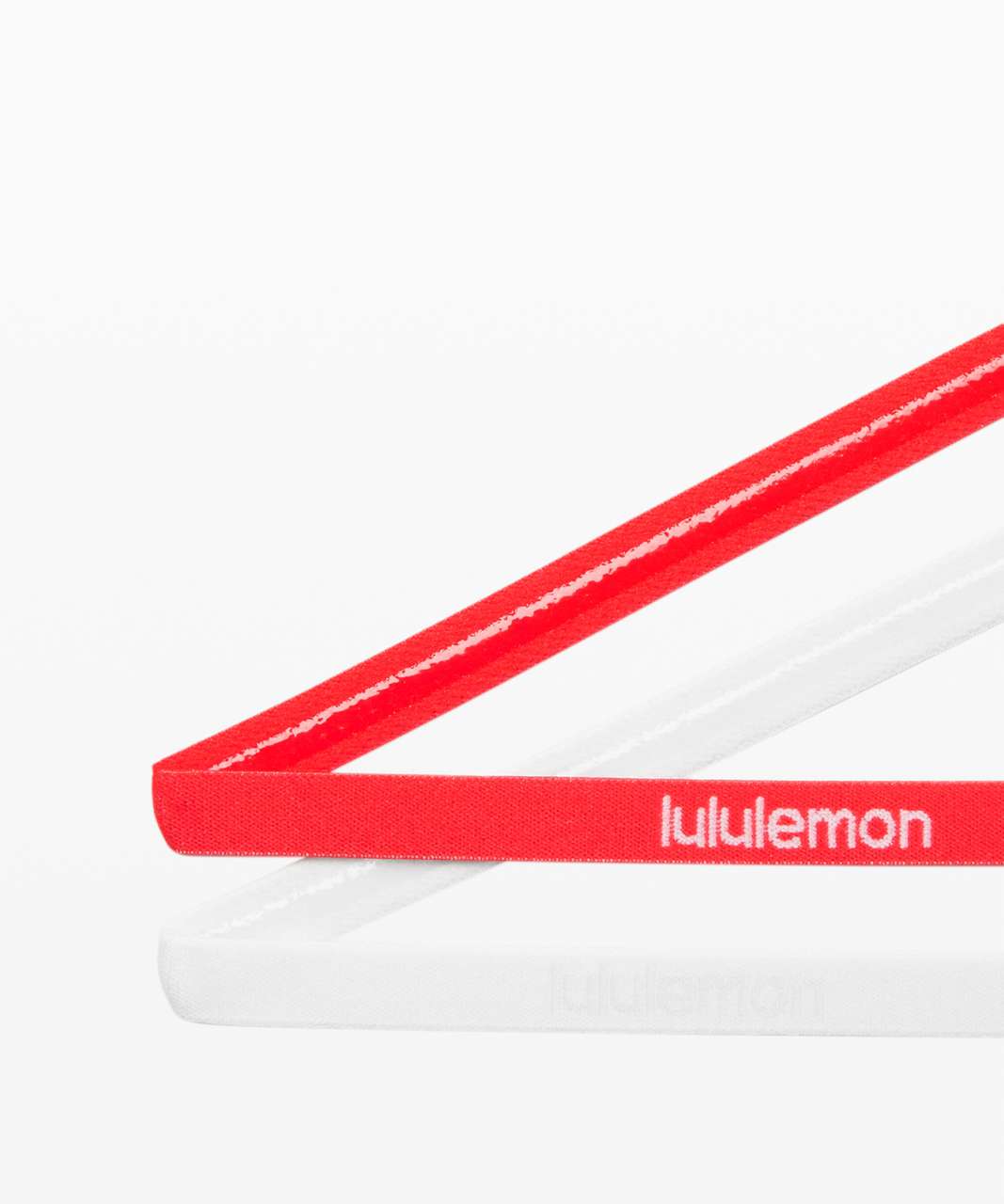 Lululemon Get in Line Headband *2 Pack - White / Carnation Red