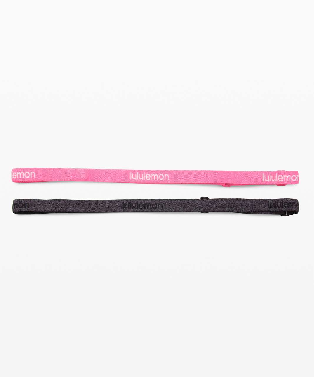 Lululemon Get in Line Headband *2 Pack - Heather Lux Multi Black / Dark Prism Pink