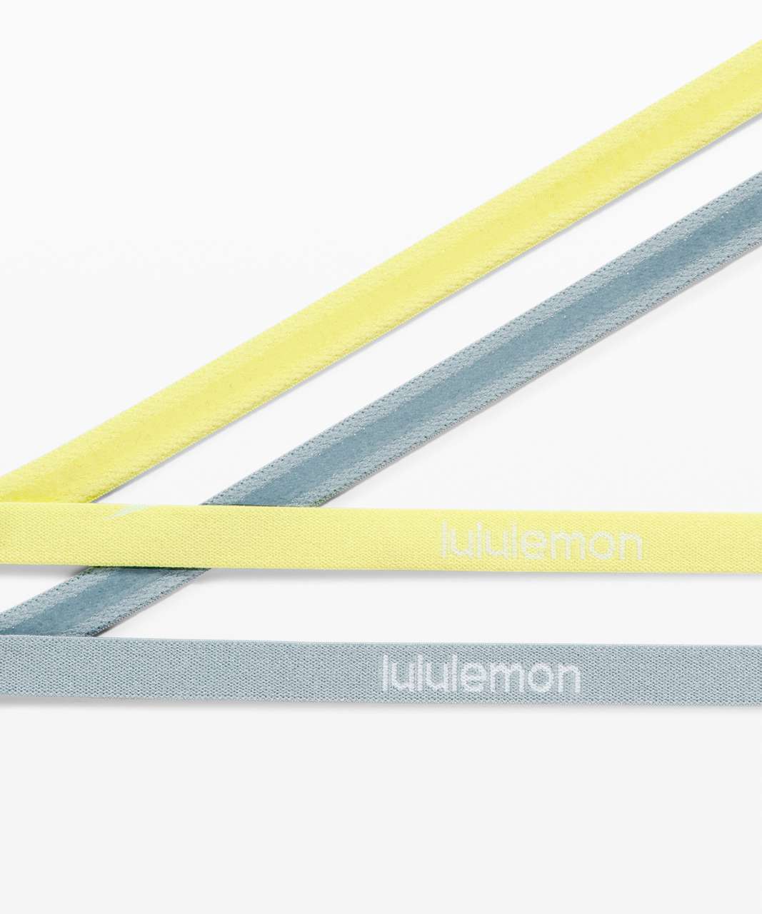 Lululemon Get in Line Headband *2 Pack - Lemon Vibe / Blue Cast