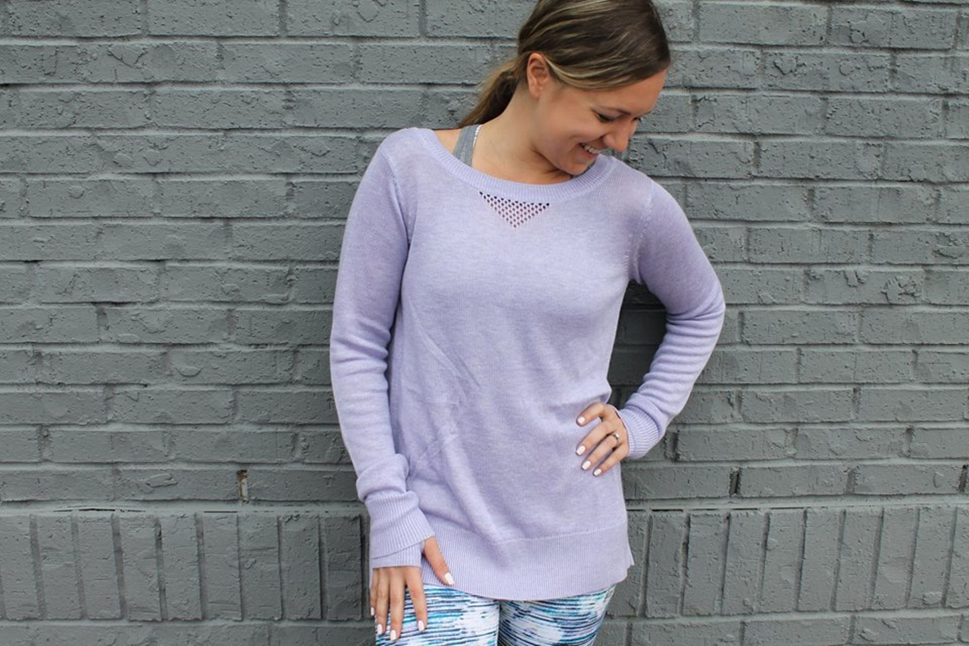 lululemon sunset savasana sweater