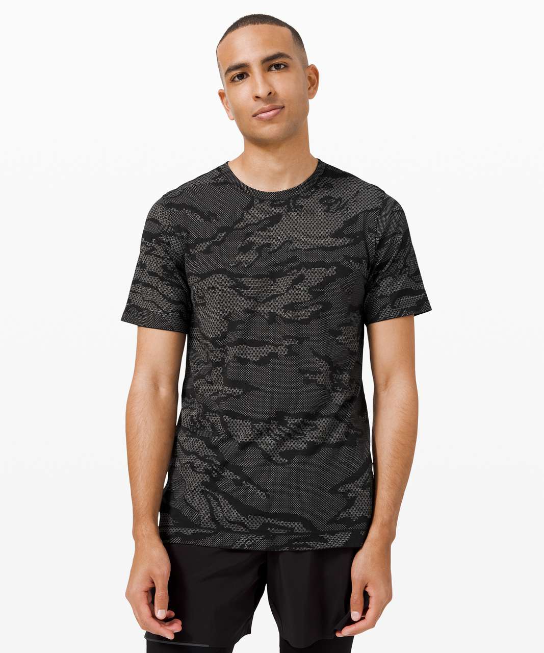 Lululemon Metal Vent Breathe Short Sleeve *City Edition - TORONTO / Silver Drop / Black