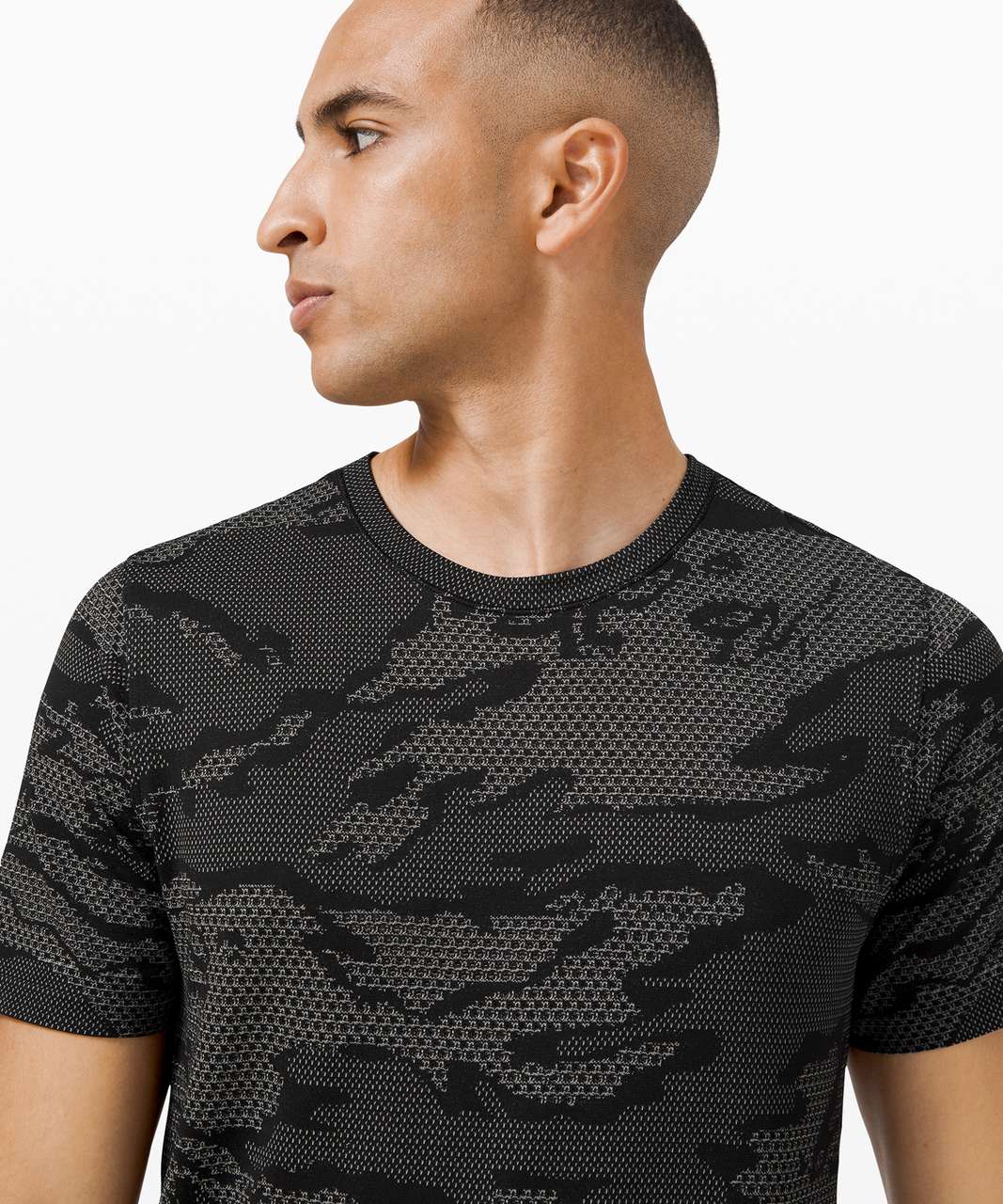 Lululemon Metal Vent Breathe Short Sleeve Toronto - City Camo / Silver Drop  / Black - lulu fanatics